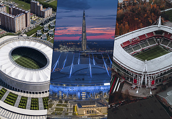 Стадионы участников РПЛ